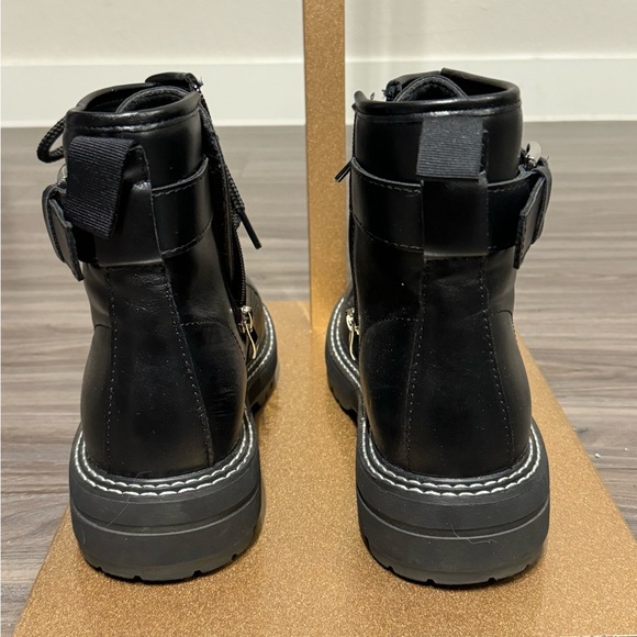Cushionaire black Combat boots - Picture 2 of 6